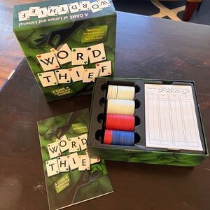 Word Thief Game with Multicolor Chips